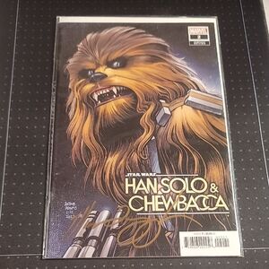 Marvel Star Wars, Hans Solo & Chewbacca #2, Signed By Writer Marc Guggenheim, NM